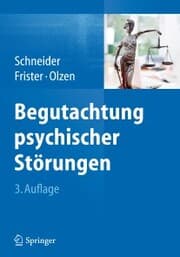 Cover von Begutachtung psychischer Störungen