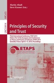 Cover von Principles of Security and Trust