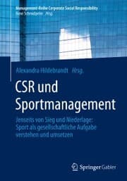 Cover von CSR und Sportmanagement