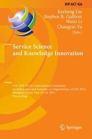 Cover von Service Science and Knowledge Innovation