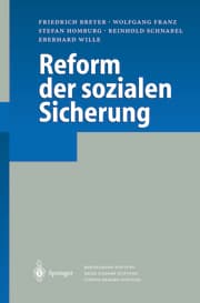 Cover von Reform der sozialen Sicherung