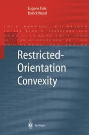 Cover von Restricted-Orientation Convexity