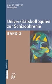 Cover von Universitätskolloquien zur Schizophrenie