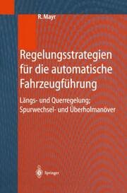 Cover von Regelungsstrategien für die automatische Fahrzeugführung