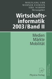 Cover von Wirtschaftsinformatik 2003/Band II
