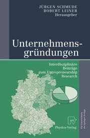 Cover von Unternehmensgründungen