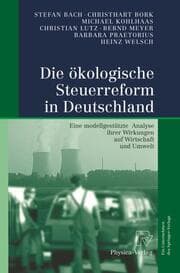 Cover von Die ökologische Steuerreform in Deutschland