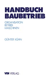 Cover von Handbuch Baubetrieb