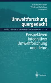 Cover von Umweltforschung quergedacht