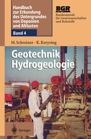 Cover von Geotechnik Hydrogeologie
