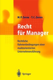 Cover von Recht für Manager