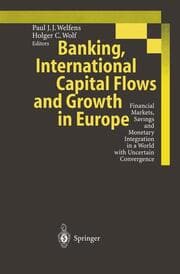 Cover von Banking, International Capital Flows and Growth in Europe