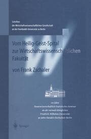 Cover von Vom Heilig-Geist-Spital zur Wirtschaftswissenschaftlichen Fakultät