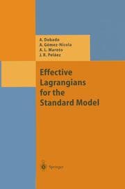Cover von Effective Lagrangians for the Standard Model
