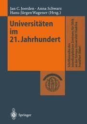 Cover von Universitäten im 21.Jahrhundert