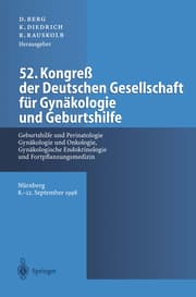 Cover von 52.Kongreß der Deutschen Gesellschaft für Gynäkologie und Geburtshilfe