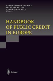Cover von Handbook of Public Credit in Europe