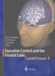 Cover von Executive Control and the Frontal Lobe: Current Issues