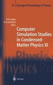 Cover von Computer Simulation Studies in Condensed-Matter Physics XI