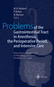 Cover von Problems of the Gastrointestinal Tract in Anesthesia, the Perioperative Period, and Intensive Care
