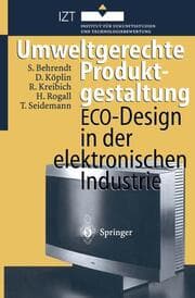 Cover von Umweltgerechte Produktgestaltung