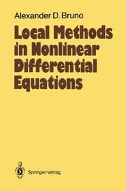 Cover von Local Methods in Nonlinear Differential Equations