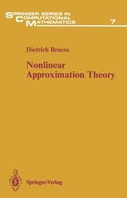 Cover von Nonlinear Approximation Theory