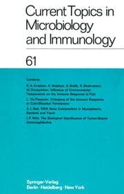 Cover von Current Topics in Microbiology and Immunology / Ergebnisse der Mikrobiologie und Immunitätsforschung