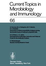 Cover von Current Topics in Microbiology and Immunology