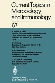 Cover von Current Topics in Microbiology and Immunology / Ergebnisse der Microbiologie und Immunitätsforschung