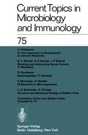 Cover von Current Topics in Microbiology and Immunology / Ergebnisse der Microbiologie und Immunitätsforschung