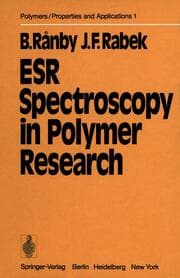 Cover von ESR Spectroscopy in Polymer Research