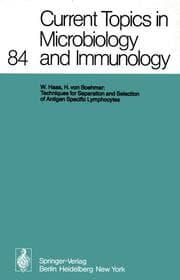Cover von Current Topics in Microbiology and Immunology