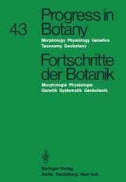 Cover von Progress in Botany/Fortschritte der Botanik