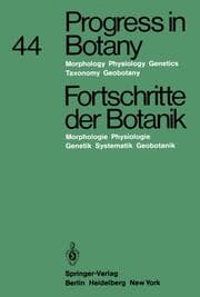 Cover von Progress in Botany / Fortschritte der Botanik