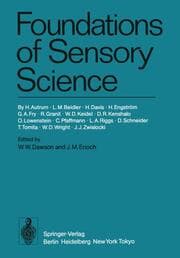 Cover von Foundations of Sensory Science