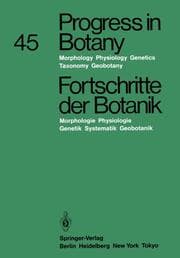 Cover von Progress in Botany / Fortschritte der Botanik