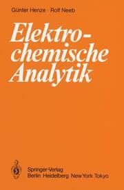 Cover von Elektrochemische Analytik
