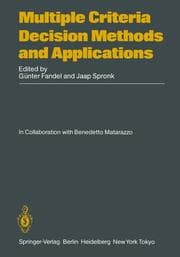Cover von Multiple Criteria Decision Methods and Applications