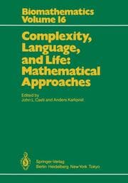 Cover von Complexity, Language, and Life: Mathematical Approaches
