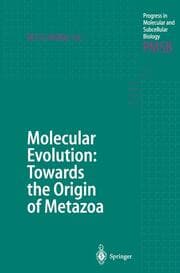 Cover von Molecular Evolution: Towards the Origin of Metazoa