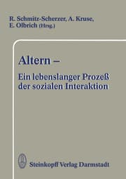 Cover von Altern Ein lebenslanger Prozeß der sozialen Interaktion