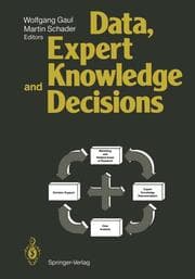 Cover von Data, Expert Knowledge and Decisions