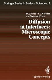 Cover von Diffusion at Interfaces: Microscopic Concepts