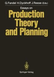 Cover von Essays on Production Theory and Planning