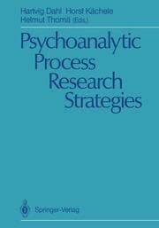 Cover von Psychoanalytic Process Research Strategies