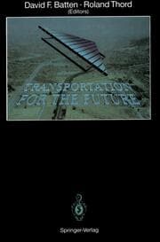 Cover von Transportation for the Future