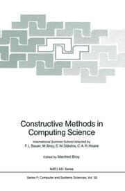 Cover von Constructive Methods in Computing Science