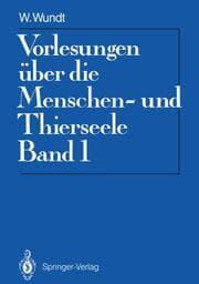 Cover von Vorlesungen über die Menschen-und Thierseele
