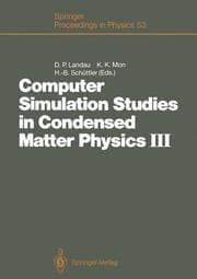 Cover von Computer Simulation Studies in Condensed Matter Physics III